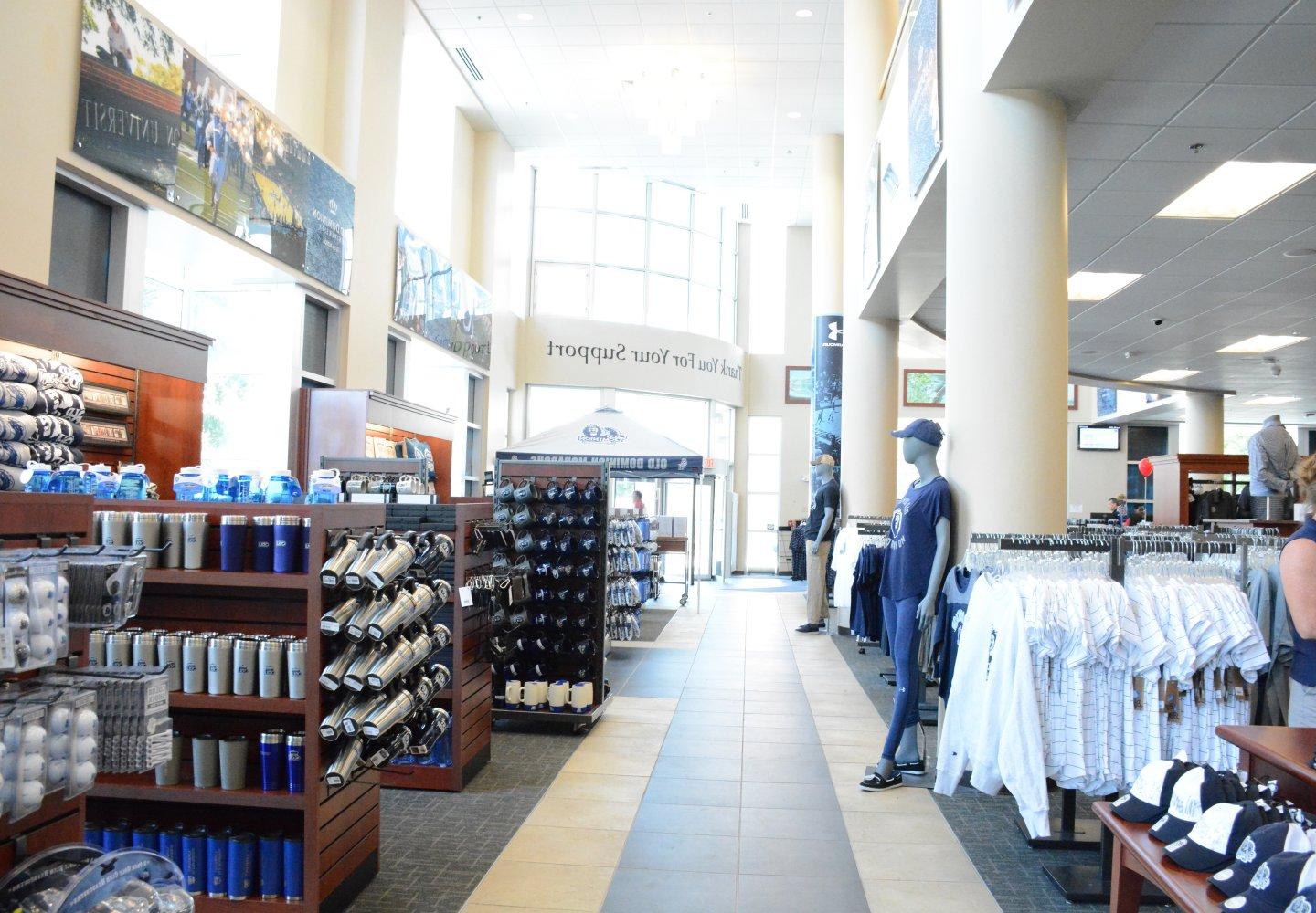 Inside the ODU Village Bookstore